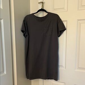 Old Navy Charcoal Gray Midi Dress